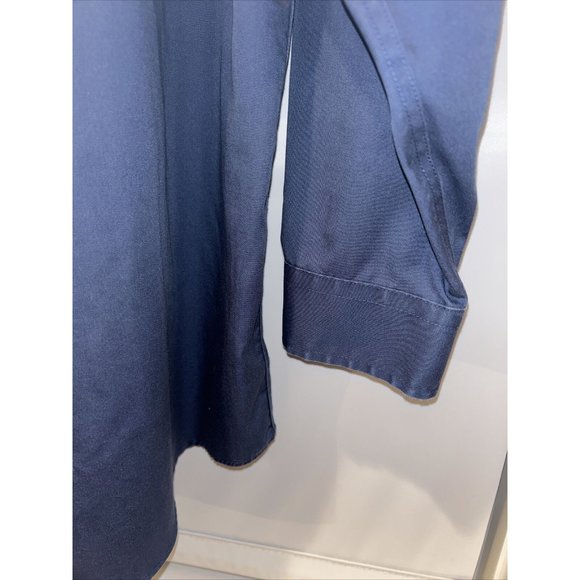 LL Bean Shirt Mens XL Tall XLT Blue Button Up Wrinkle Free Casual Adult - Picture 9 of 10